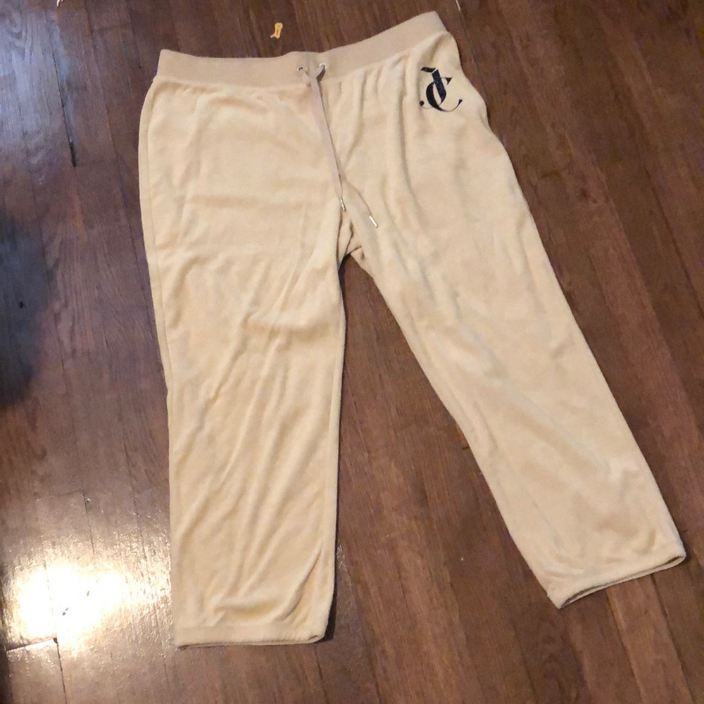 Tan Terry cloth pants